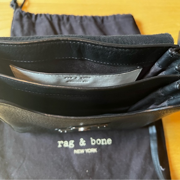rag & bone black leather purse - Picture 3 of 5
